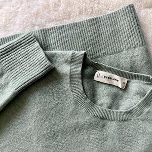 Everlane Cashmere Crewneck Sweater - Light Blue XS